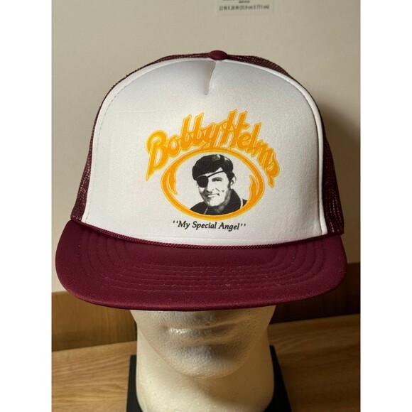 Other - Vintage Bobby Helms “My Special Angel” Trucker Snapback Mesh Hat‎
